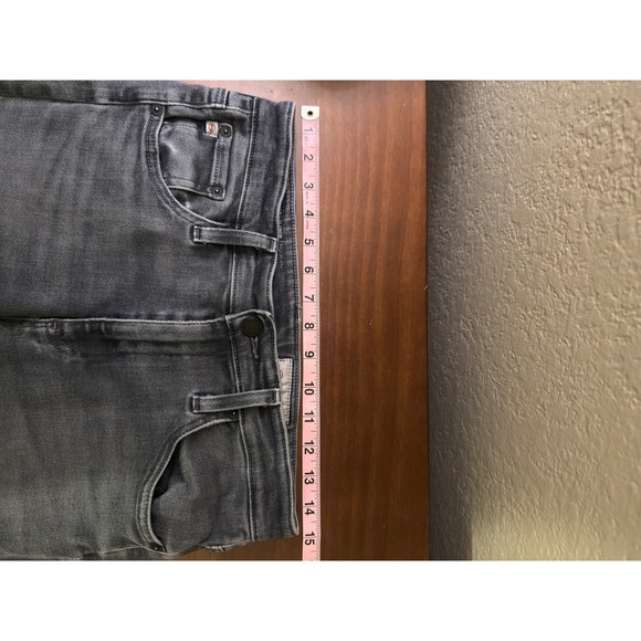 AG Jeans Farrah Boot Crop Gray Wash Denim‎ Jeans Frayed Hem Women's Size 29 - Picture 4 of 8